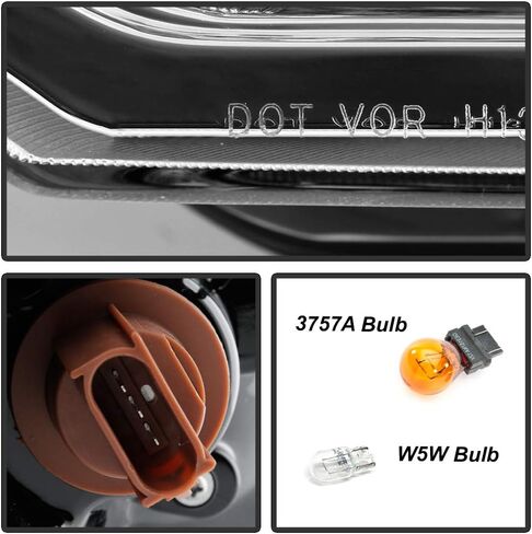 ACANII - For 2008-2011 Ford Focus S SE SES SEL Coupe/Sedan OE Style Chrome Headlights Headlamps Assembly Set Left+Right in Saudi Arabia