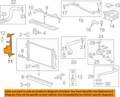 GM 23127757 Baffle, Radiator Air in Saudi Arabia