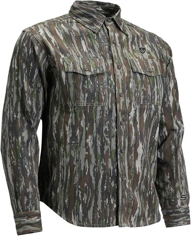 BLOCKER OUTDOORS Lightweight Finisher Turkey Hunting Button-Up Shirt in Saudi Arabia