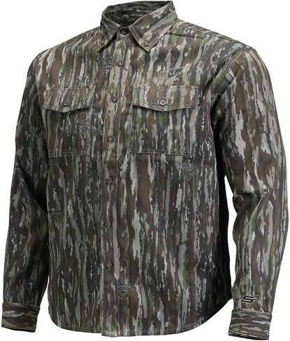 BLOCKER OUTDOORS Lightweight Finisher Turkey Hunting Button-Up Shirt in Saudi Arabia