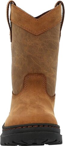 Georgia Boot Little Kids 'Superlyte Pull On Boot ، Brown ، Size 2 (M) in Saudi Arabia