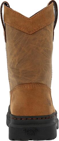 Georgia Boot Little Kids 'Superlyte Pull On Boot ، Brown ، Size 2 (M) in Saudi Arabia