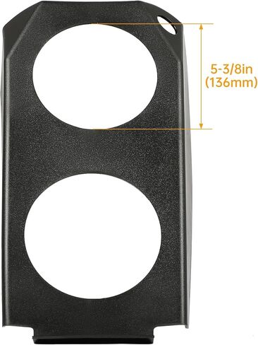 KUAFU Waterfall Speaker Pod Compatible with 2015-2019 Polaris Slingshot All Models Center Console Dual 6.5" Speaker Cover in Saudi Arabia