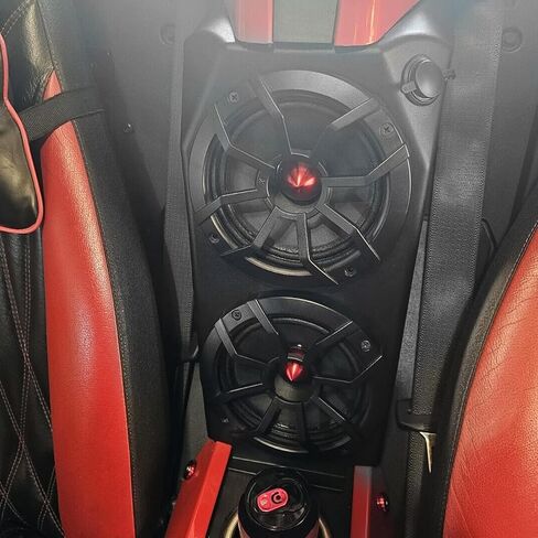 KUAFU Waterfall Speaker Pod Compatible with 2015-2019 Polaris Slingshot All Models Center Console Dual 6.5" Speaker Cover in Saudi Arabia