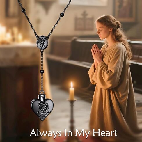 TIGER RIDER Sterling Silver LDR Stash Snuffle Spoon Gold/Black/White Gold/Rose Gold Necklace Hidden Scoop Rosary Chain Rose and Snake Pendant in Saudi Arabia