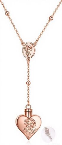 TIGER RIDER Sterling Silver LDR Stash Snuffle Spoon Gold/Black/White Gold/Rose Gold Necklace Hidden Scoop Rosary Chain Rose and Snake Pendant in Saudi Arabia