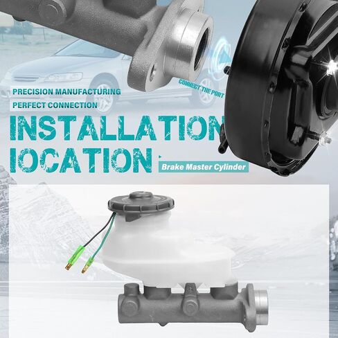 M390417 Brake Master Cylinder مع خزان و CAP متوافق مع مركبات Honda-Accord 1998 1999 2000 2001-يحل محل M390417 ، 13040038 ، 11-2870 ، 46100-S4K-A01 ، 46100-S4-A02 in Saudi Arabia