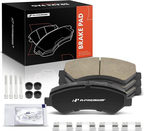 مجموعة فرامل القرص الخزفية الأمامية A-Premium متوافقة مع RAM Promaster 1500 2014-2022 ، Promaster 2500 2014-2022 ، Promaster 3500 2014-2022 ، 4 PCS in Saudi Arabia