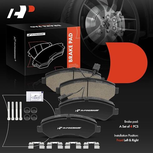 مجموعة فرامل القرص الخزفية الأمامية A-Premium متوافقة مع RAM Promaster 1500 2014-2022 ، Promaster 2500 2014-2022 ، Promaster 3500 2014-2022 ، 4 PCS in Saudi Arabia