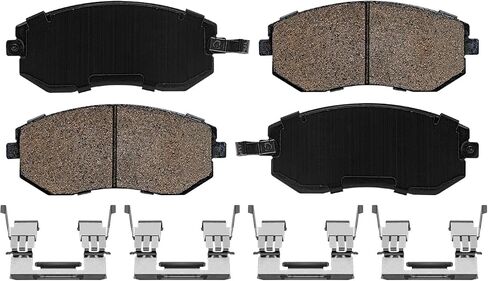 Detroit Axle - Brake Pads Kit for Scion FR-S BRZ Forester Legacy Outback Impreza XV Crosstrek, 4 Front and Rear Ceramic Brake Pads w/Hardware Replacement in Saudi Arabia