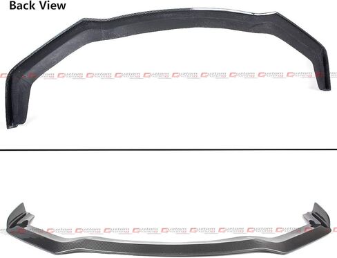Real Carbon Fiber Front Bumper Lip Chin Spoiler Splitter Compatible for 2018-2023 Infiniti Q50 Sport RS Red Sport in Saudi Arabia