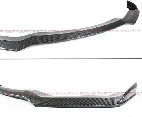 Real Carbon Fiber Front Bumper Lip Chin Spoiler Splitter Compatible for 2018-2023 Infiniti Q50 Sport RS Red Sport in Saudi Arabia