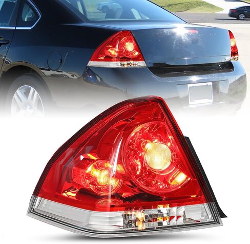 تناسب 2006-2013 Chevy Impala Tail Light Assembly استبدال الهالوجين الخارجي الخلفي الخلفي OE بديل البديل البديل المصباح مجموعة LH+RH in Saudi Arabia