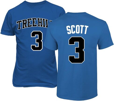 فيلم كرة السلة Ravens #3 Lucas Scott One Tree Hill Jersey Style Men's Shirt in Kuwait