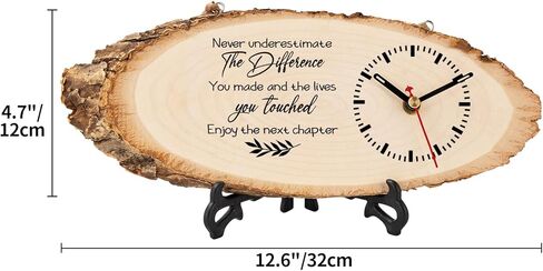 هدايا للأب من ابنته، هدية عيد ميلاد للأب ساعة خشبية هدايا شخصية للأب، هدايا عيد ميلاد للأب على مدار الساعة DIY كبيرة in Kuwait