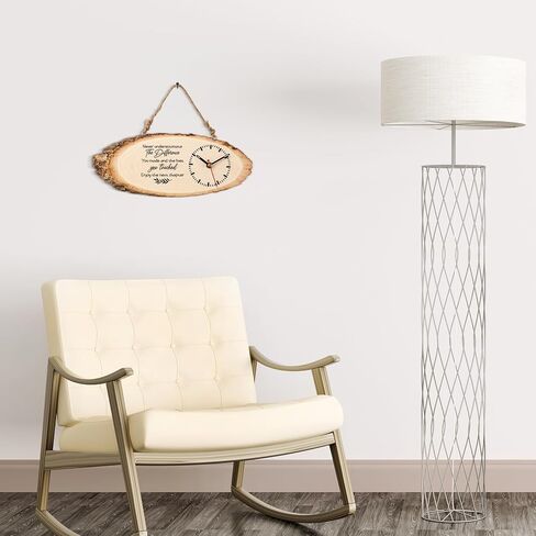 هدايا للأب من ابنته، هدية عيد ميلاد للأب ساعة خشبية هدايا شخصية للأب، هدايا عيد ميلاد للأب على مدار الساعة DIY كبيرة in Kuwait