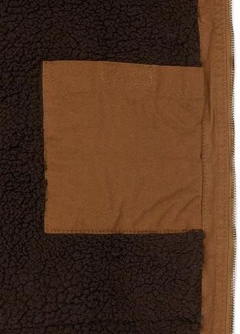 Coleman Microfiber Quilted Vest With Sherpa Collar (XX Large, Rust) in Saudi Arabia