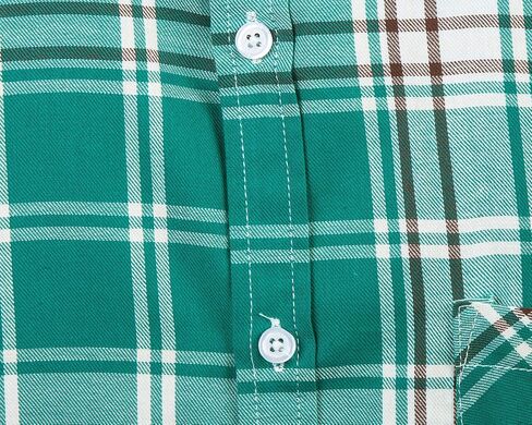 Men's Button Down Plaid Short Sleeve Work Casual Western Dress Shirt in Kuwait