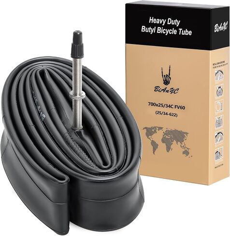 أنبوب الدراجة 700c للخدمة الشاقة 700x25-34c متوافق مع 700x25c 700x26c 700x27c 700x28c 700x29c 700x30c 700x31c 700x32c 700x33c 700x34c tire inner typ in Kuwait