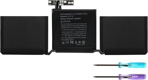 8000mAh A1466 Replacement Laptop Battery for MacBook Air 13 inch A1466 (Mid 2012,Mid 2013,Early 2014,Early 2015,2017) A1369(Late 2010,Mid 2011 Version) A1496 A1405 A1377 (EMC :2925, 2469, 2559, 2392) in Saudi Arabia