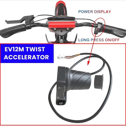 evercorss الأصلي EV12M Twist Accelerator 36V Throttle فقط لدراجة نارية EV12M الكهربائية in Kuwait