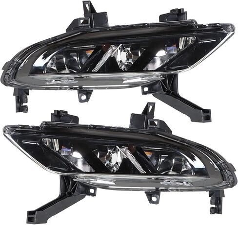 MARDDPAIR LESED & RISE FOG LIGHT ASSEMBLY PLISSION FOR 2016-2019 NISSAN MAXIMA LAMPS LAMPS LIGHTS (سائق ومسافر) in Saudi Arabia