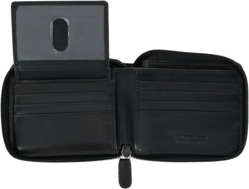 Mancini Mens Leather RFID Secure Zip Around Wallet in Saudi Arabia