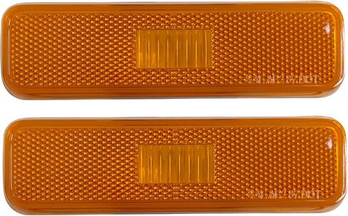 Amber Lens Front Signal Side Marker Light Lamp Compatible with Dodge Ram Plymouth Ramcharger Pickup Truck Replace #3587436 in Saudi Arabia