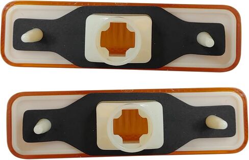 Amber Lens Front Signal Side Marker Light Lamp Compatible with Dodge Ram Plymouth Ramcharger Pickup Truck Replace #3587436 in Saudi Arabia