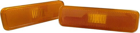 Amber Lens Front Signal Side Marker Light Lamp Compatible with Dodge Ram Plymouth Ramcharger Pickup Truck Replace #3587436 in Saudi Arabia
