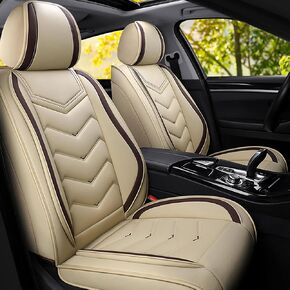 Car Seat Covers Fit for Volkswagen Golf GTI 2000-2025, Stylish Sport Seat Covers, Waterproof Wear-Resistant Premium Nappa Leather Car Seat Cover.(Full Set/Black Red) in Saudi Arabia