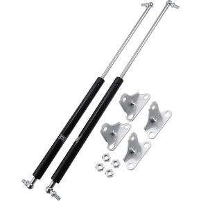 X AUTOHAUX 2Pcs 23inch 200lbs Universal Gas Struts Springs Lift Supports Shocks for Pickup Truck Tonneau Covers Heavy Trailer Cover in Saudi Arabia