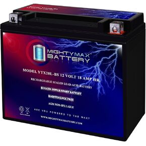 Mighty Max Battery YTX20L-BS Battery Replacement for CF Moto Cforce 500 07-14 in Saudi Arabia