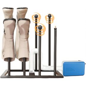 Boot Rack with Drying, Deodorization,Heavy Duty Anti Rollover and Storage Functions, Suitable for Various Boots, Shoes, Gloves, Helmets, With Multifunctional Portable Dryer 600w in Saudi Arabia