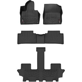 WeatherTech Custom Fit FloorLiners for Kia Sorento - Full Set (441650-1-2-3), Black in Kuwait