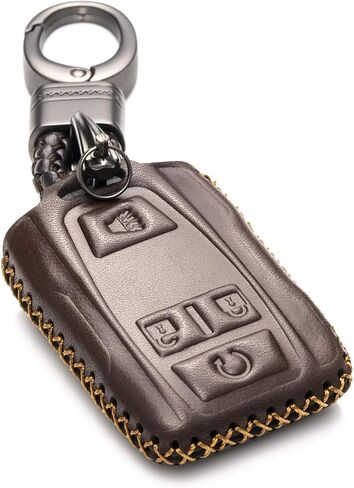 Cover Cover Fob Cover VoDODECO LEALLY COYPENT FOB متوافق مع 2019-2021 GMC Sierra ، Canyon ، Chevy Silverado 1500 ، Tahoe ، Colorado ، Suburban (4-Butrow ، Brown) in Saudi Arabia