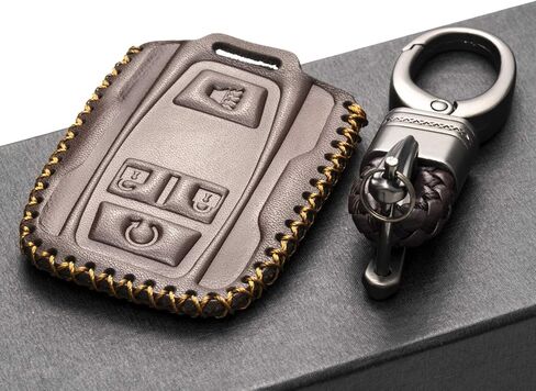 Cover Cover Fob Cover VoDODECO LEALLY COYPENT FOB متوافق مع 2019-2021 GMC Sierra ، Canyon ، Chevy Silverado 1500 ، Tahoe ، Colorado ، Suburban (4-Butrow ، Brown) in Saudi Arabia