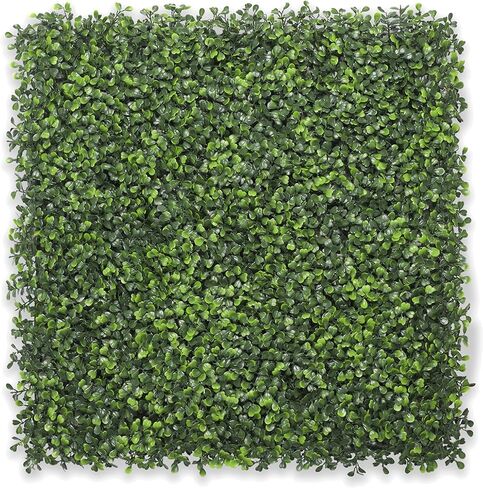لوحات جدران العشب الاصطناعية Bybeton ، 10 "× 10" (16 ٪) من خشب البقس خصوصية نباتات جدران خضراء للجدار الداخلي ، الخلفية ، جدار الحديقة وجدار خضراء داخلي داخلي في الهواء الطلق in Kuwait