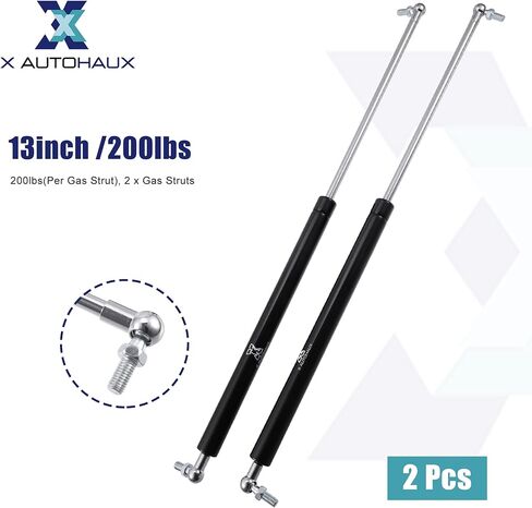 X AUTOHAUX 2Pcs 23inch 200lbs Universal Gas Struts Springs Lift Supports Shocks for Pickup Truck Tonneau Covers Heavy Trailer Cover in Saudi Arabia