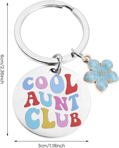 هدايا العمة من ابن أخت أخت أخت ، هدية العمة Keychain لـ Aunt Day Giftie Gifts Mother's Aunt Gifts Gifts ، هدايا عيد الفصح في عيد الفصح من أجل العمة الصغيرة in Kuwait