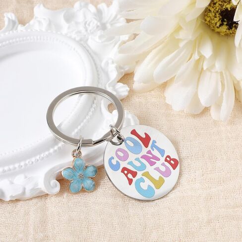 هدايا العمة من ابن أخت أخت أخت ، هدية العمة Keychain لـ Aunt Day Giftie Gifts Mother's Aunt Gifts Gifts ، هدايا عيد الفصح في عيد الفصح من أجل العمة الصغيرة in Kuwait