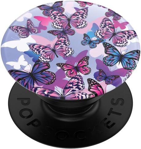 PopSockets Translucent Phone Grip with Expanding Kickstand, PopSockets for Phone, Translucent PopGrip - Peony Bloom in Saudi Arabia