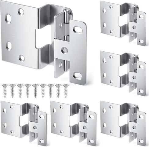 6 Pcs Five-Knuckle Hinge for 3/4" Door Thickness, 270 Degree Hinge Institutional Hinge Suitable for Hospital, Schools, and Other Comercial Settings. in Kuwait