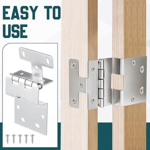 6 Pcs Five-Knuckle Hinge for 3/4" Door Thickness, 270 Degree Hinge Institutional Hinge Suitable for Hospital, Schools, and Other Comercial Settings. in Kuwait