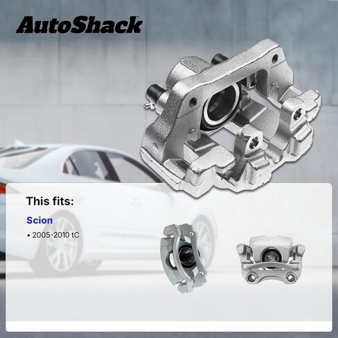 AutoShack Rear Right Brake Caliper Assembly with Bracket Replacement for 2005-2010 Scion tC 2.4L FWD Passenger Side BC292953 in Saudi Arabia