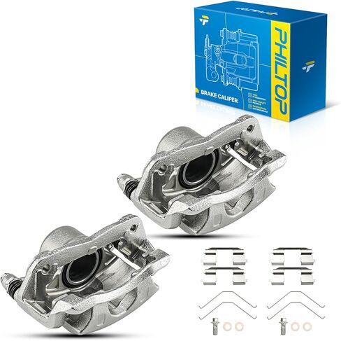 PHILTOP Brake Caliper Front Compatible with 2002-2004 Honda CR-V, 2003-2011 Honda Element, 19-B2662, 19-B2663 in Saudi Arabia