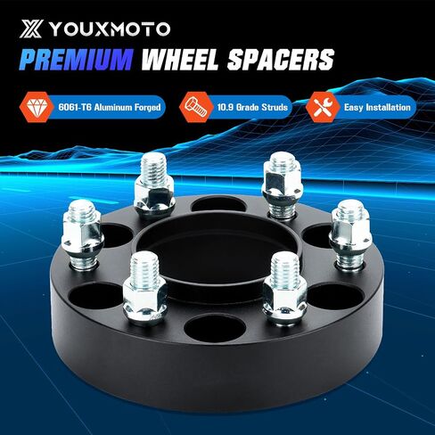 6x135 1.5'' Wheel Spacers Fit for Ford Expedition 2003-2014, F-150 2004-2014, Fit for Lincoln Navigator 2003-2014, Mark LT 2006-2008/2010-2014, 87.1mm Hub Bore Wheel Adapters with M14x2 Studs in Saudi Arabia