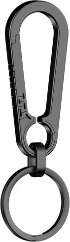 سلسلة مفاتيح Tikey Titanium ، مقاطع رئيسية للسيارة ، تصميم الأزياء ، إصدار سريع EDC Key Holder Organizer مع حلقة مفتاح in Saudi Arabia