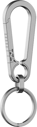 سلسلة مفاتيح Tikey Titanium ، مقاطع رئيسية للسيارة ، تصميم الأزياء ، إصدار سريع EDC Key Holder Organizer مع حلقة مفتاح in Kuwait