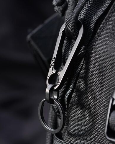 سلسلة مفاتيح Tikey Titanium ، مقاطع رئيسية للسيارة ، تصميم الأزياء ، إصدار سريع EDC Key Holder Organizer مع حلقة مفتاح in Saudi Arabia